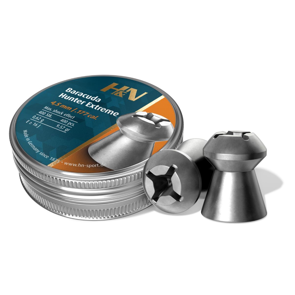 H & N Baracuda Hunter Extreme Pellets .22