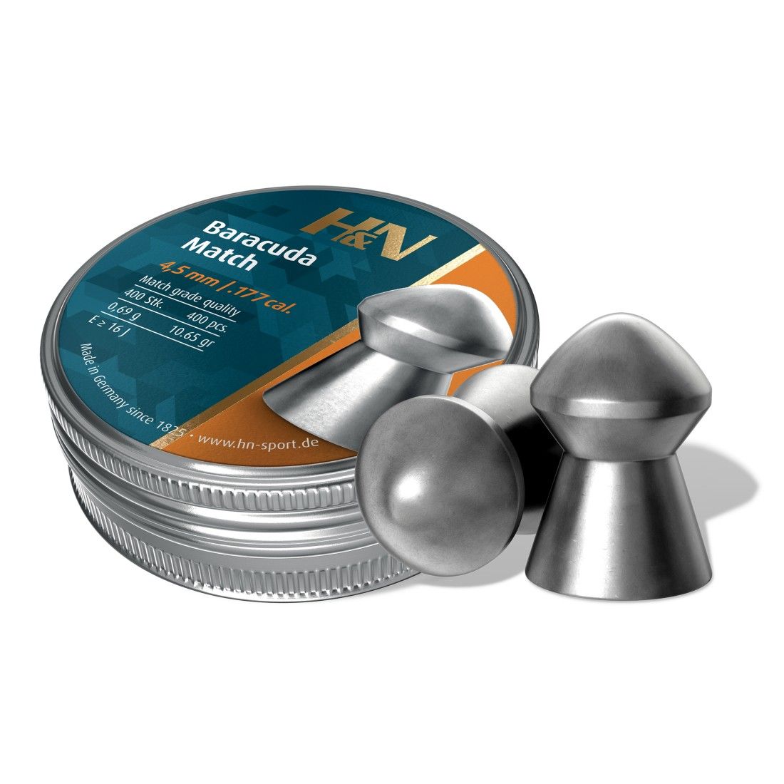 H & N Baracuda Match Pellets .177