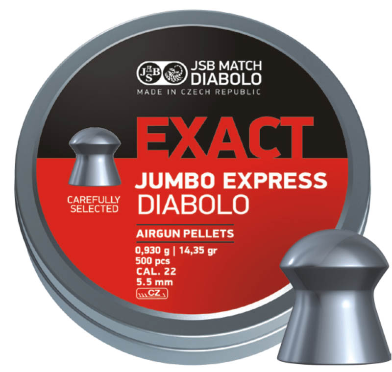 JSB Exact Jumbo Express Pellets .22