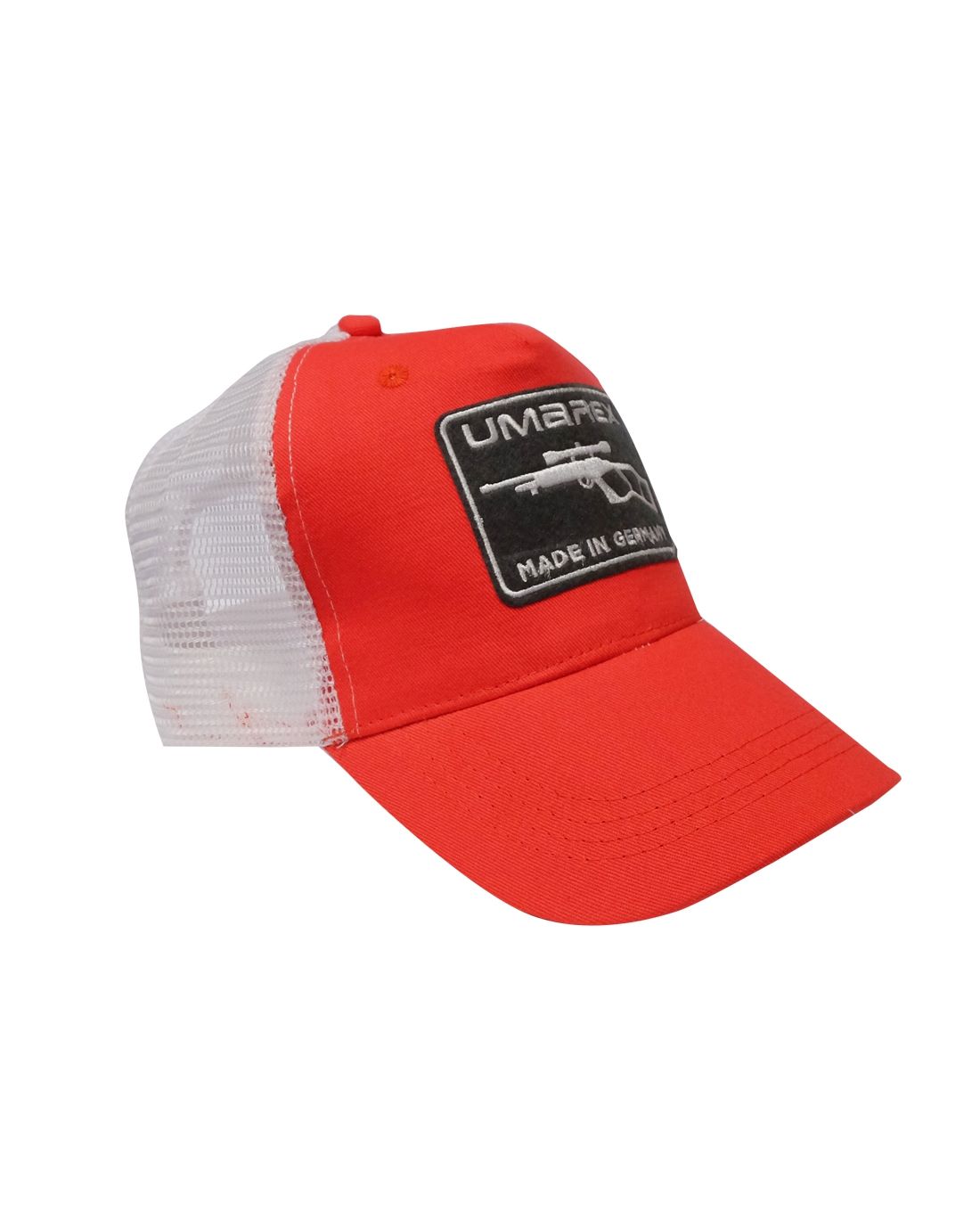 Red and White Snapback Umarex Trucker Cap