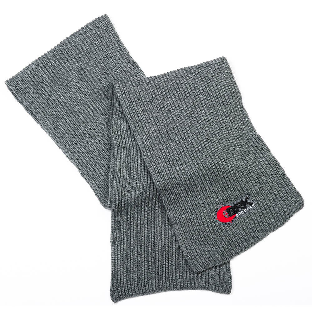 BRK Brocock Grey Knitted Scarf