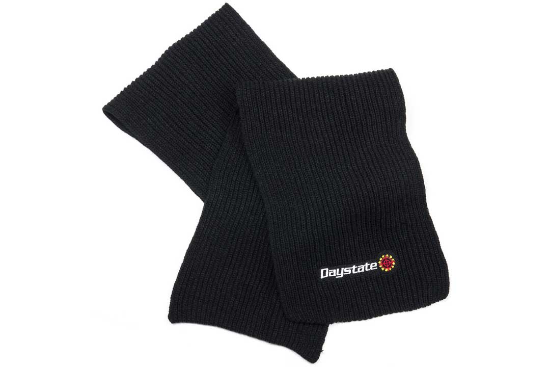 Daystate Black Knitted Scarf
