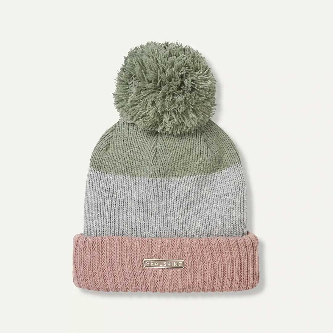 Sealskinz Flitcham Waterproof Fleece Lined Cold Weather Bobble Hat - Image 3