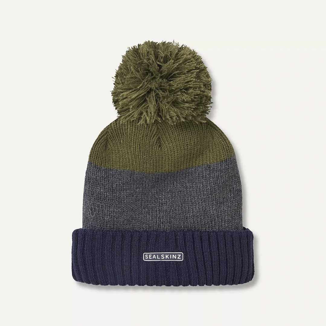 Sealskinz Flitcham Waterproof Fleece Lined Cold Weather Bobble Hat - Image 2
