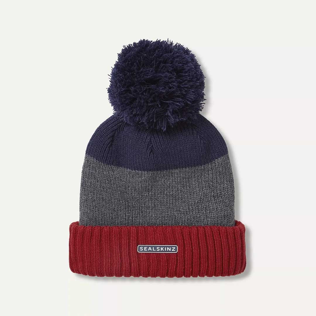 Sealskinz Flitcham Waterproof Fleece Lined Cold Weather Bobble Hat