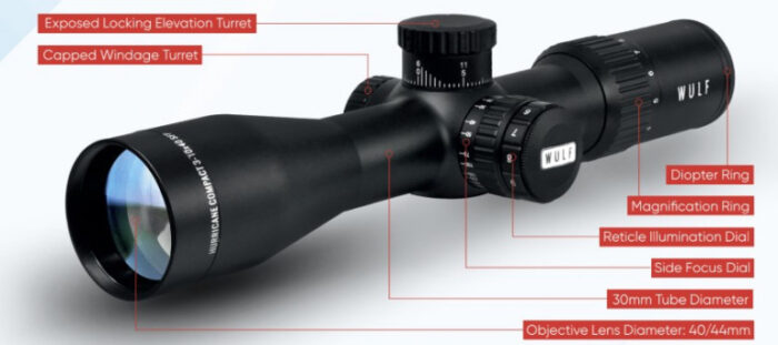 Wulf Hurricane Compact 4-14x44 30mm SF SFP IR - Image 3
