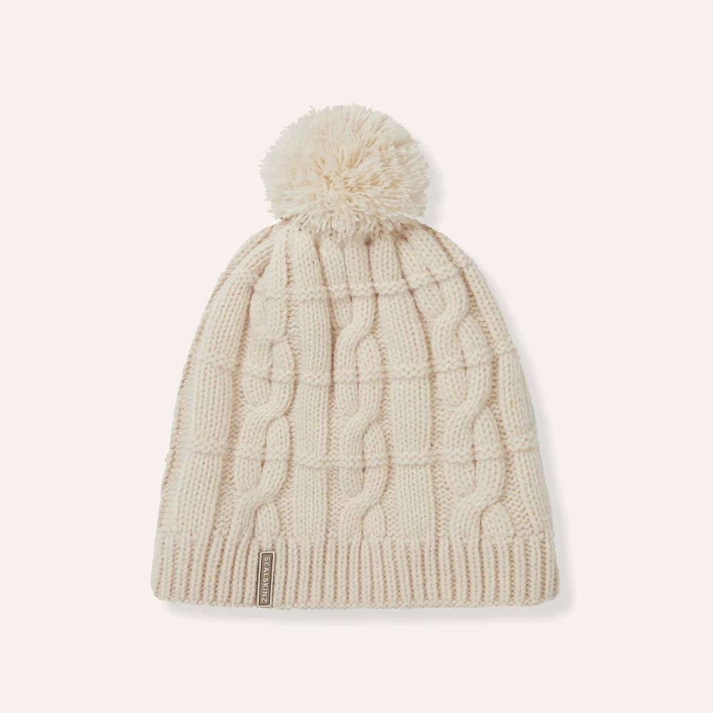 Sealskinz Hemsby Cable Knit Bobble Knit Hat - Image 2