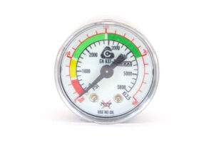 MDE 1/8 BSP 40mm Back Entry Gauge