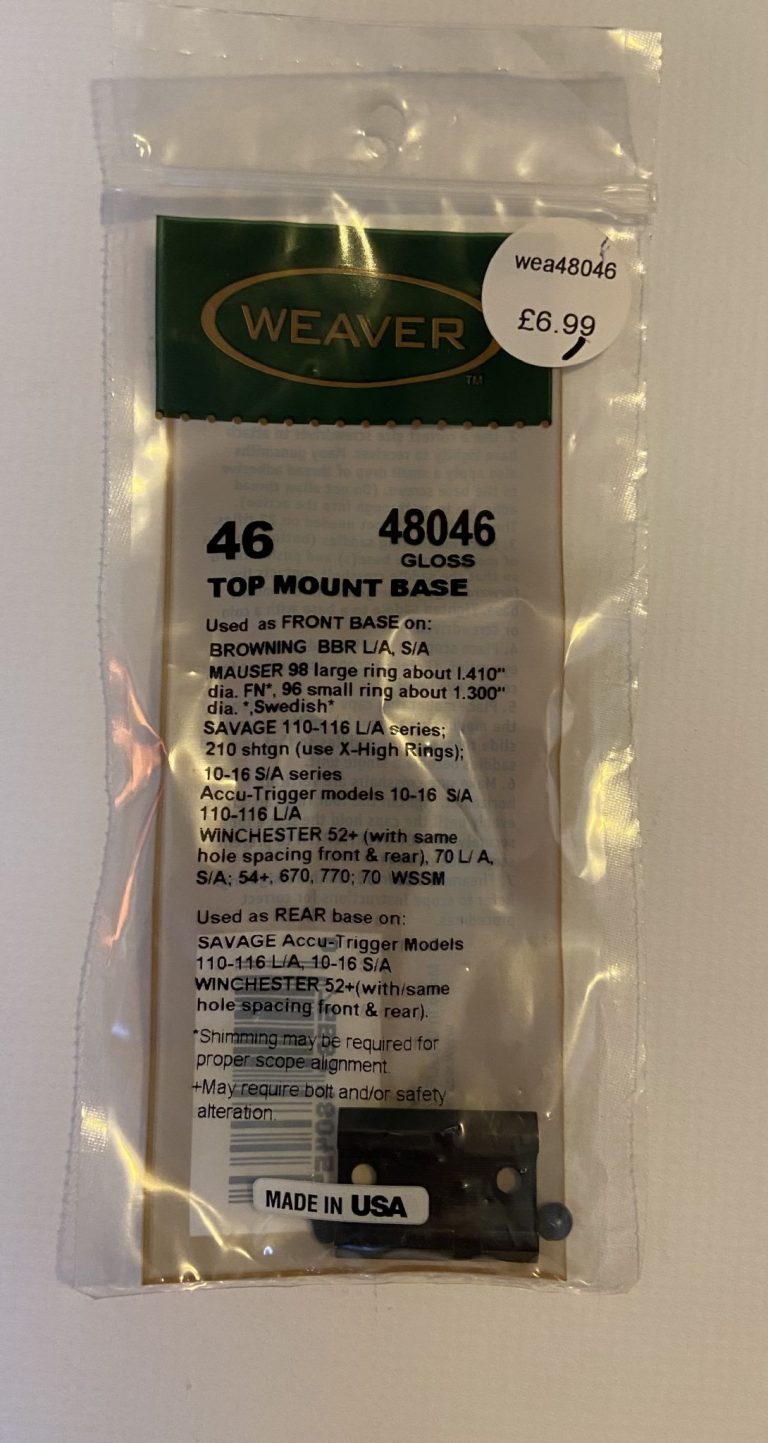 Weaver Top Mount Base - 46